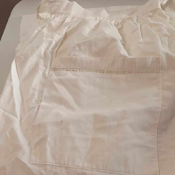 Antique Prairie Pioneer Days Green White Maxi Dress Military Camp Reenactment - Picture 2 of 12